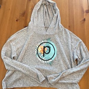 Pure Barre Onzie Super Soft Lightweight Cropped Hoodie